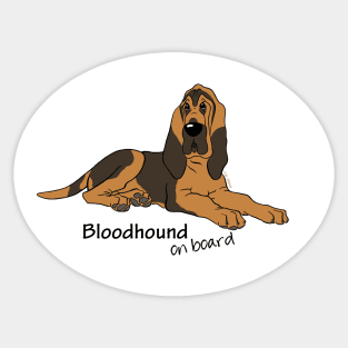 Bloodhound on board Sticker